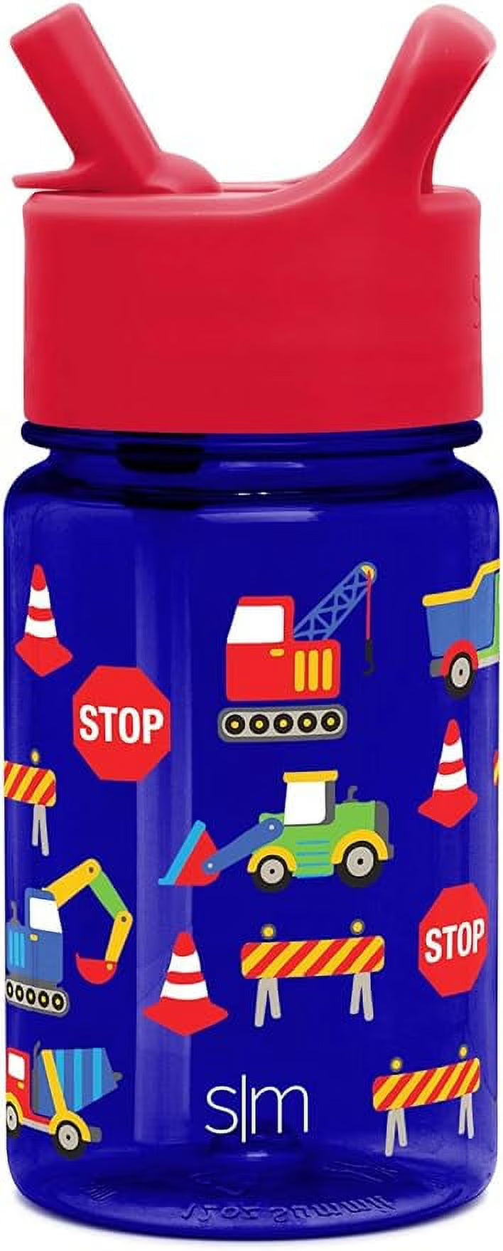 12oz BPA-Free Tritan Kids Water Bottle with Straw Lid F4842