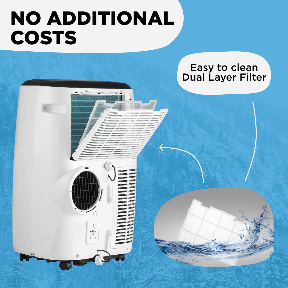 Portable Air Conditioner 6000 BTU Standing AC Unit Z126957