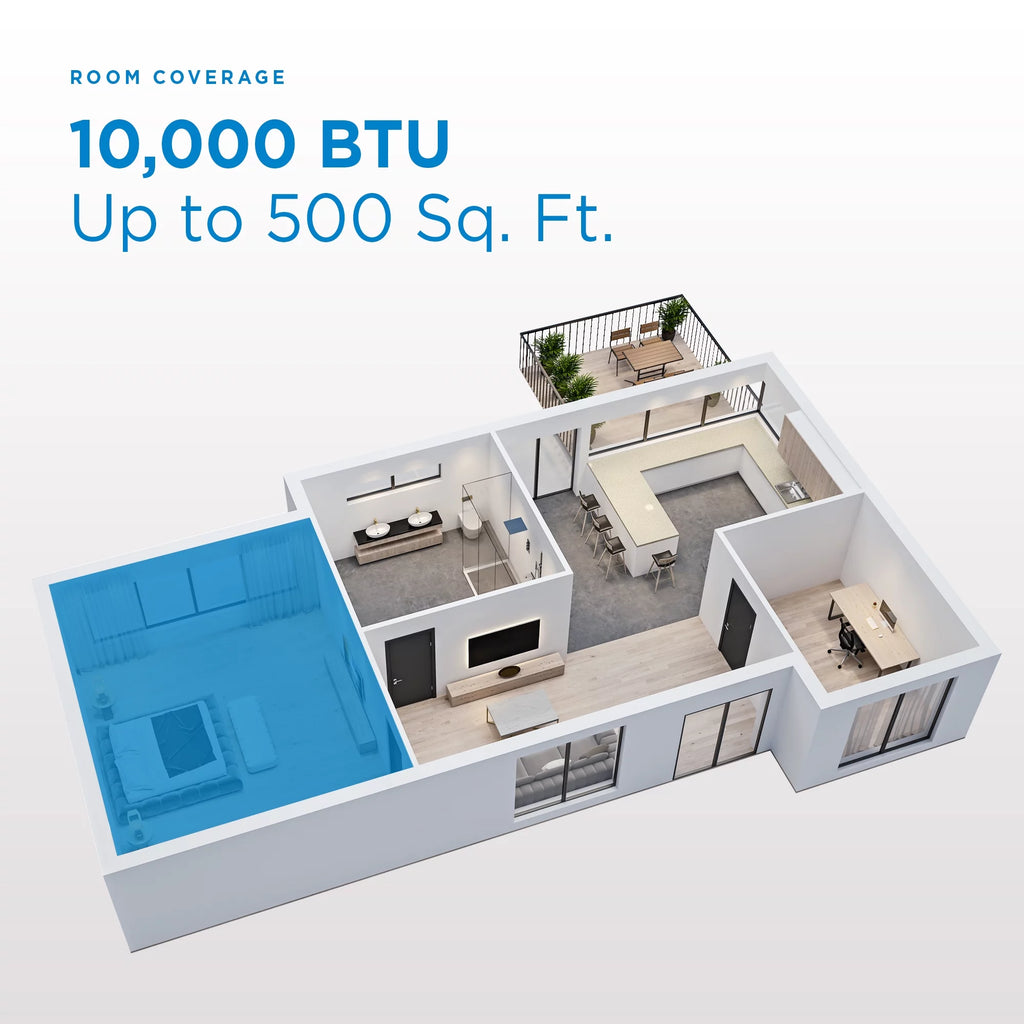 10,000 BTU Portable Air Conditioner with Remote C923