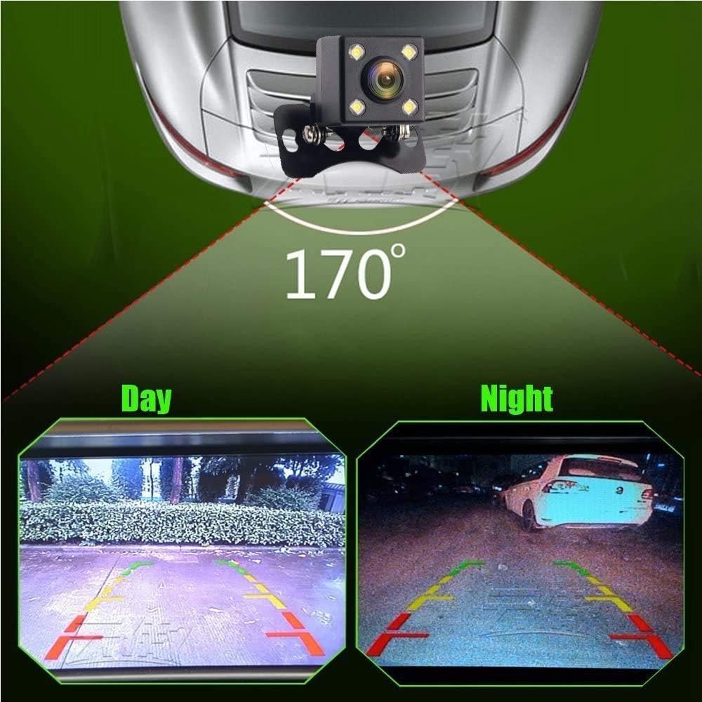 Waterproof 170° Wide Angle 12 LED Night Vision Backup Camera M4727