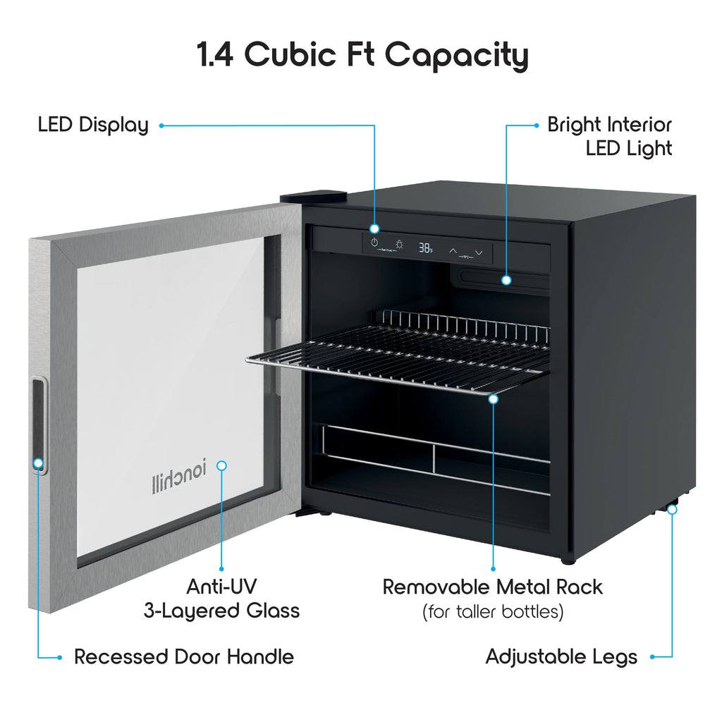 48-Can Compact Beverage Refrigerator A191156