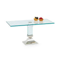 Nickel Plated Pedestal Cake Stand V187