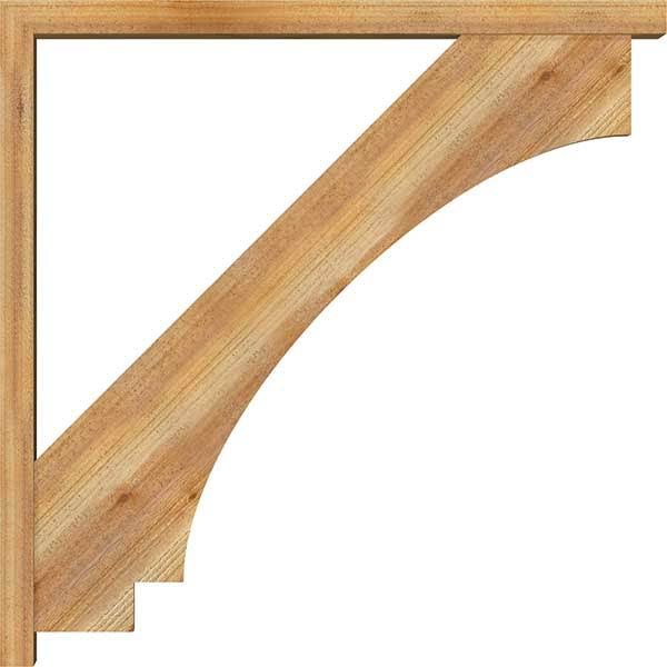 Imperial Block Rough Sawn Bracket with Offset Brace N7700