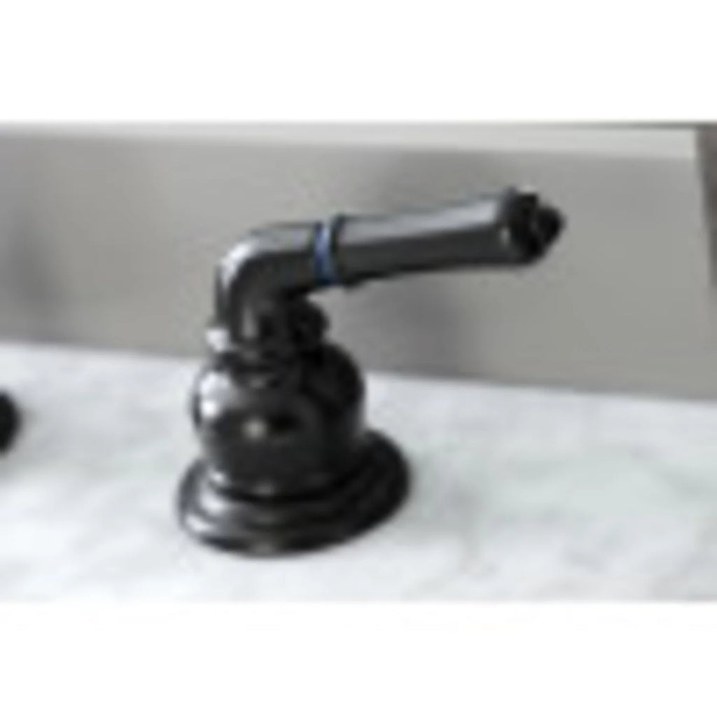 Widespread Bathroom Faucet Matte Black D9681