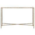 Brass Rectangle Console Table Q6126