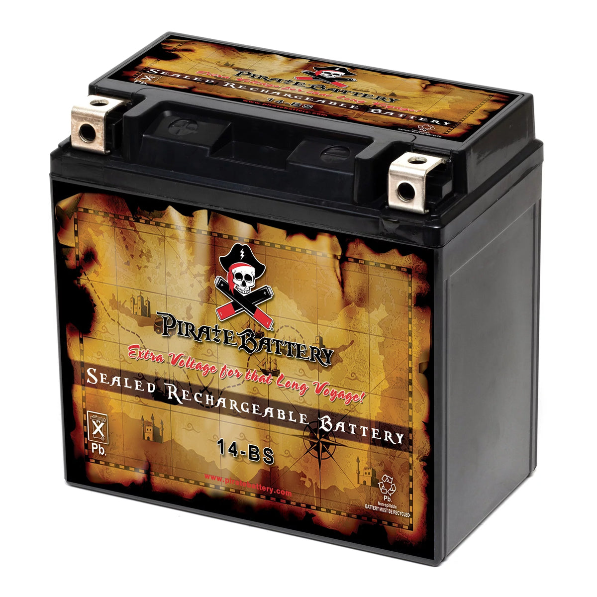 Motorcycle Battery 12 Volt 12 Ah 200 CCA T51444