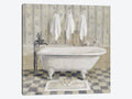 Victorian Bath IV White Tub Canvas Art K58245