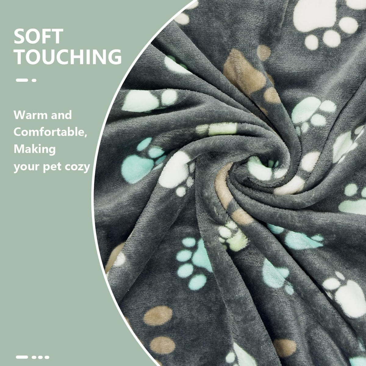 3Pack Super Soft Fluffy Pet Blankets F16607
