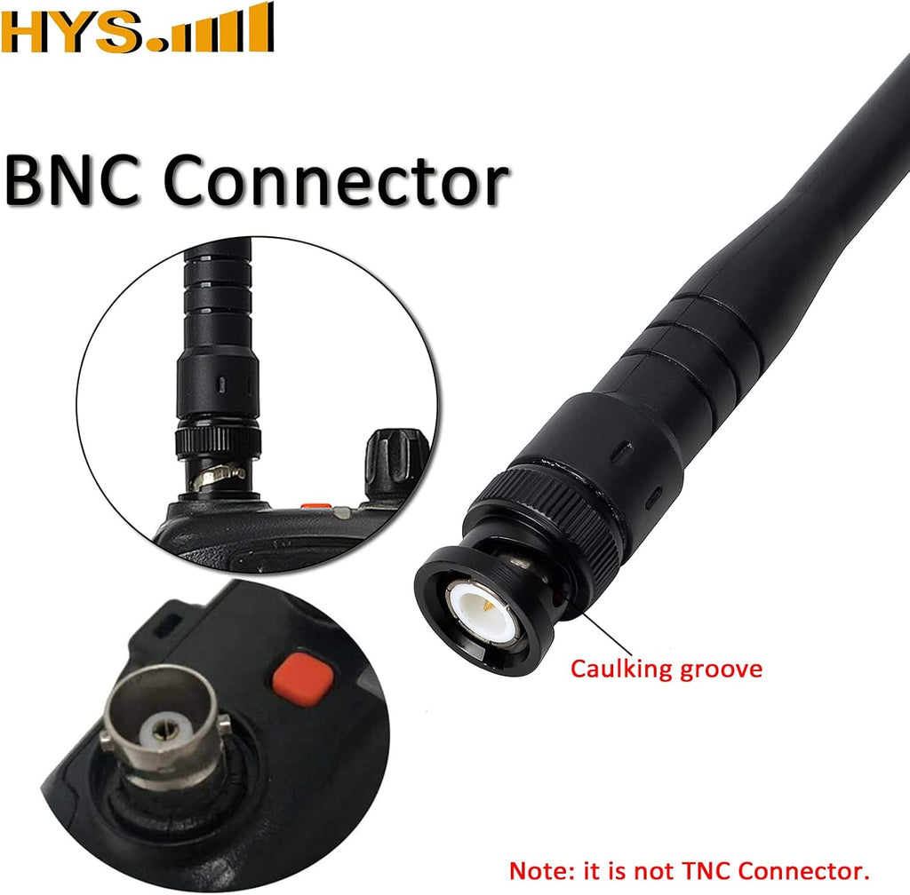 BNC Dual-Band VHF UHF Telescopic Antenna I25597