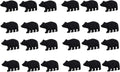 Matte Black Cast Iron Drawer Cabinet Pull Set of 24 Y906692