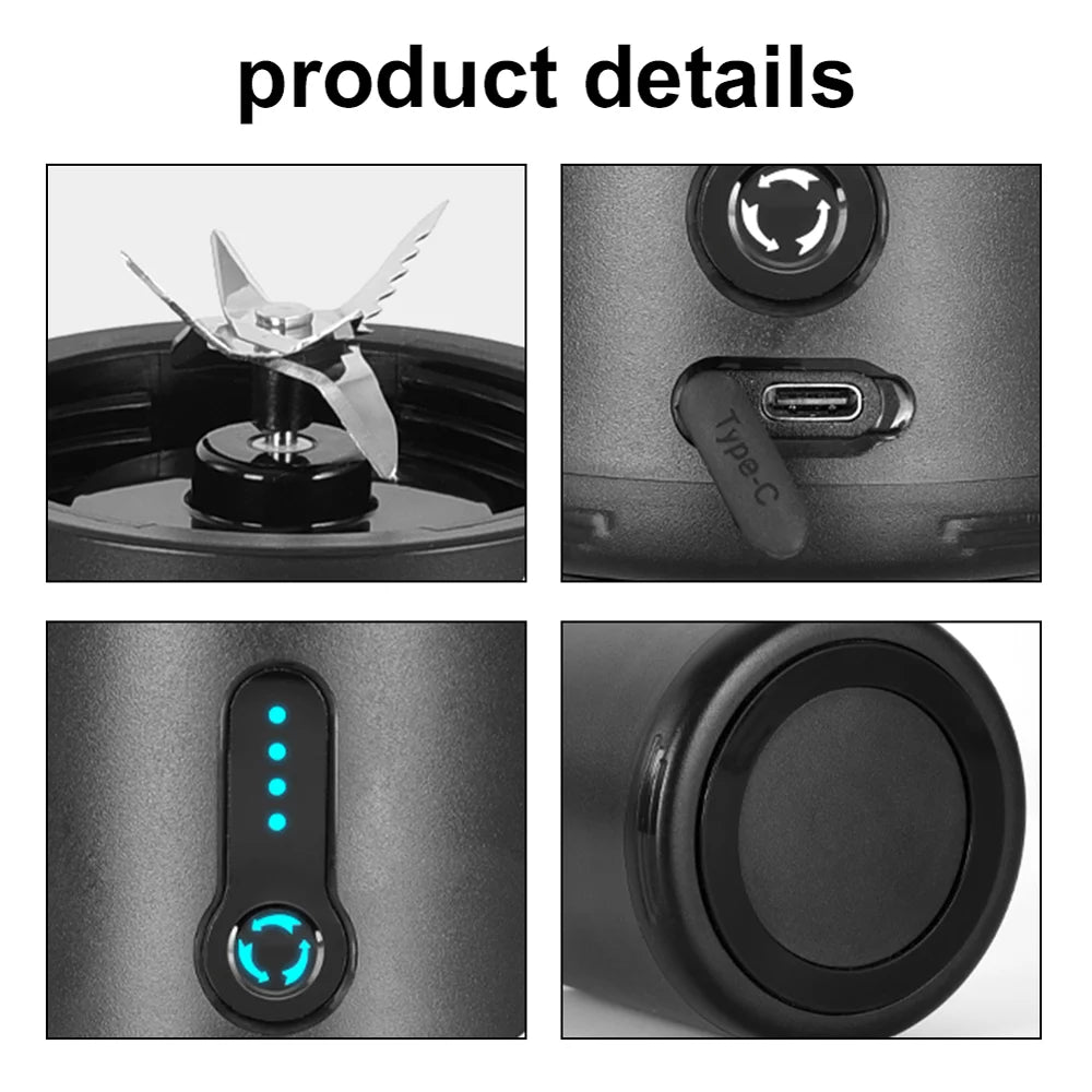 Portable USB Electric Juicer 530ml E982