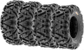 Set of 4 All-Terrain Tire Bundle 24x8-12 Front & 25x11-10 Rear 6 PR Tubeless K379829