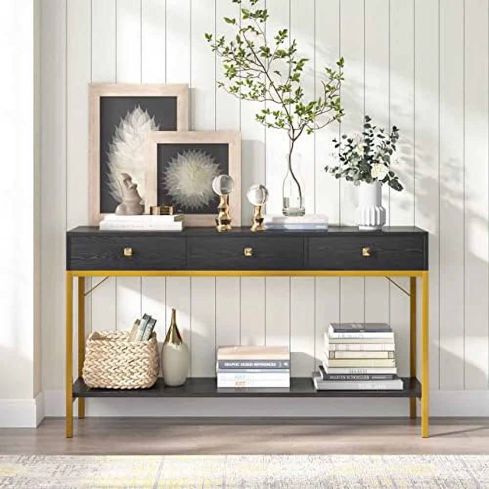 Console Table with Drawers and Shelves Z604