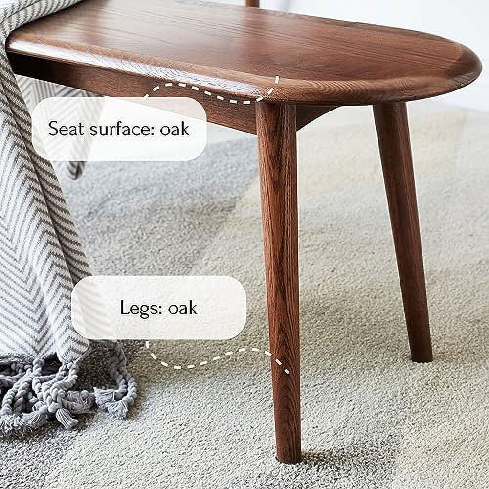 Solid Oak Wood Bench D762199