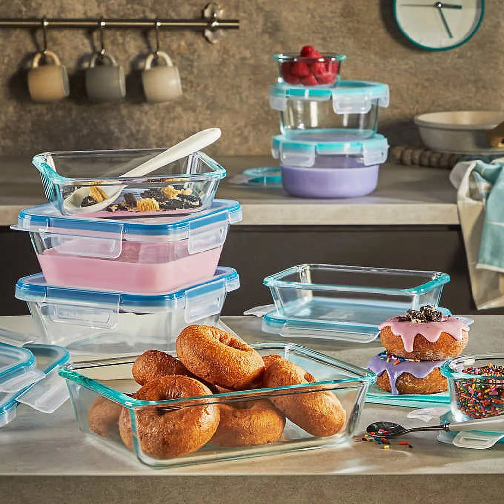 18-piece Glass Food Storage Set O6148