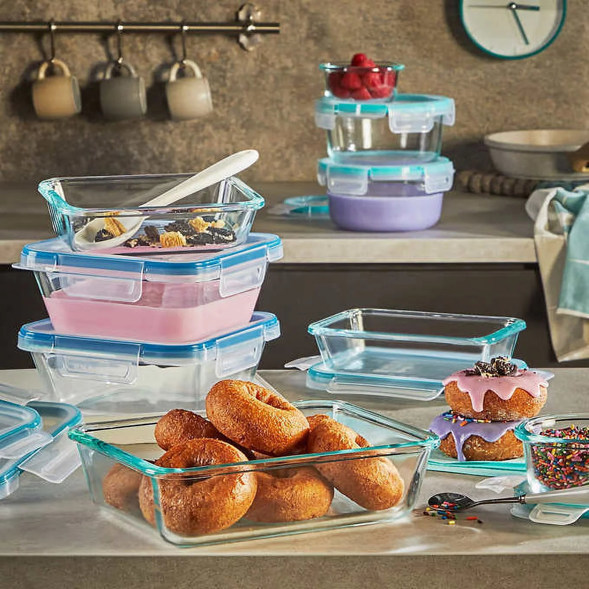 18-piece Glass Food Storage Set O6148