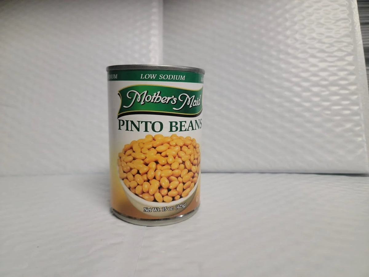 12 Packs 15 oz Low Sodium Canned Pinto Beans V3008
