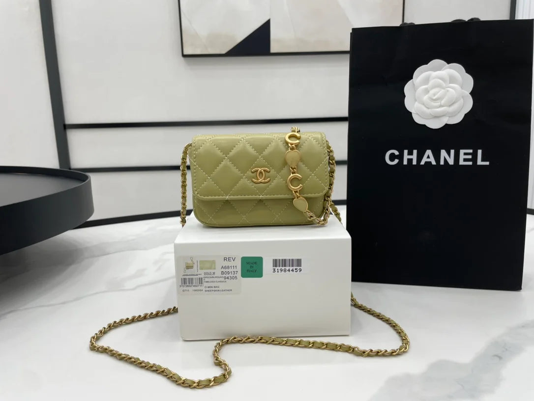 Distressed Green Women's Bags X329