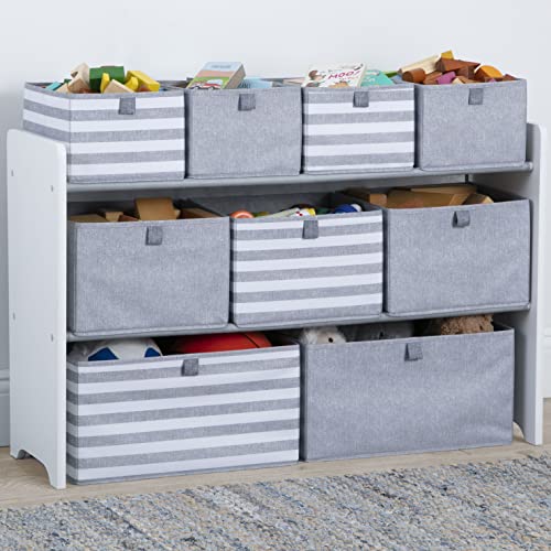 Grey White Toy Organizer D9092