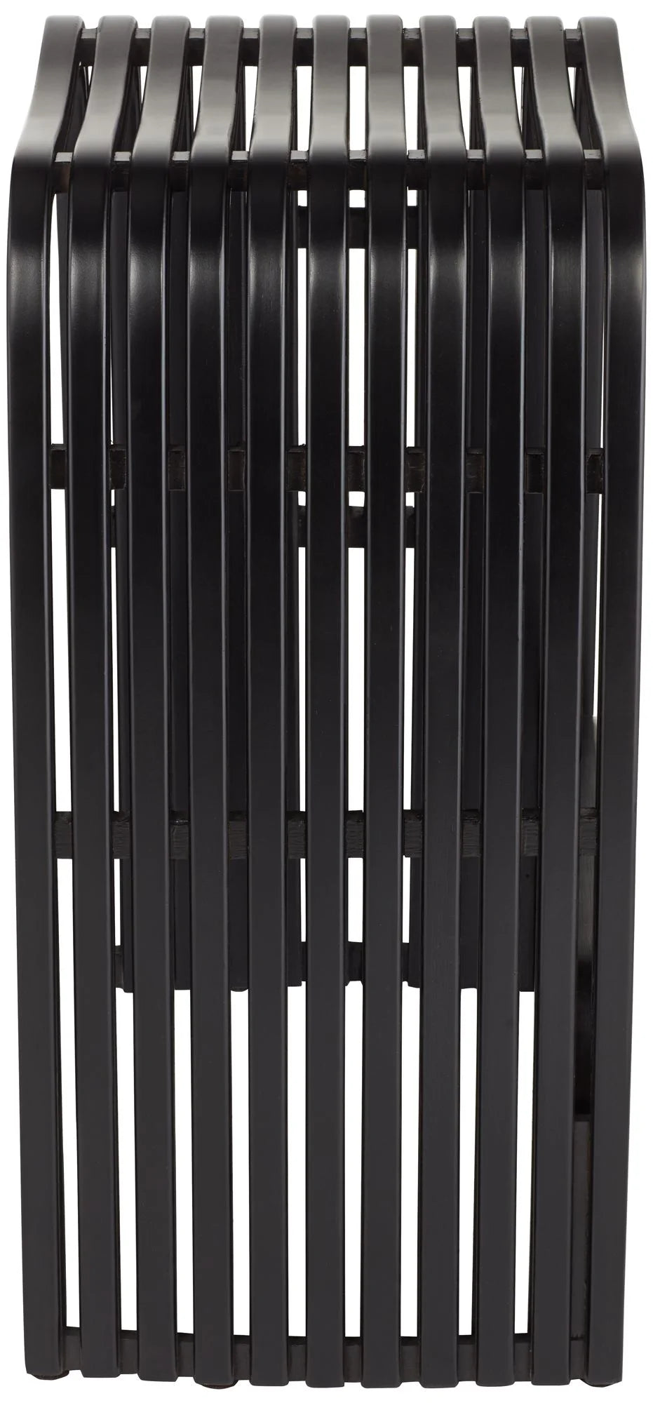 Bamboo Bar Stool Black 24" High with Footrest A1152