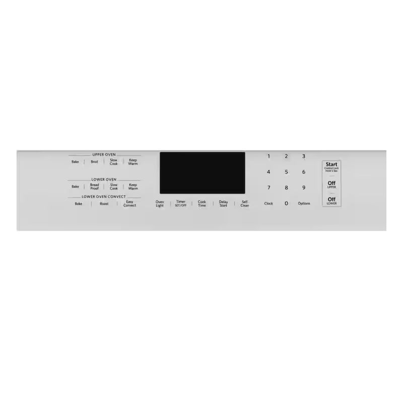 6.0 cu. ft. Double Oven Gas Range with Self-Cleaning Convection Oven in White U187