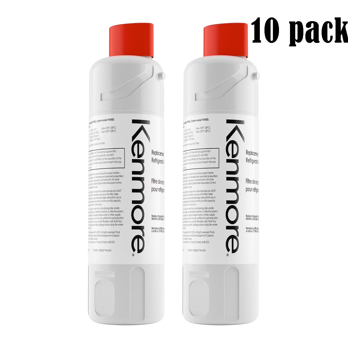 10 Pack Replacement Refrigerator Filter Y394825
