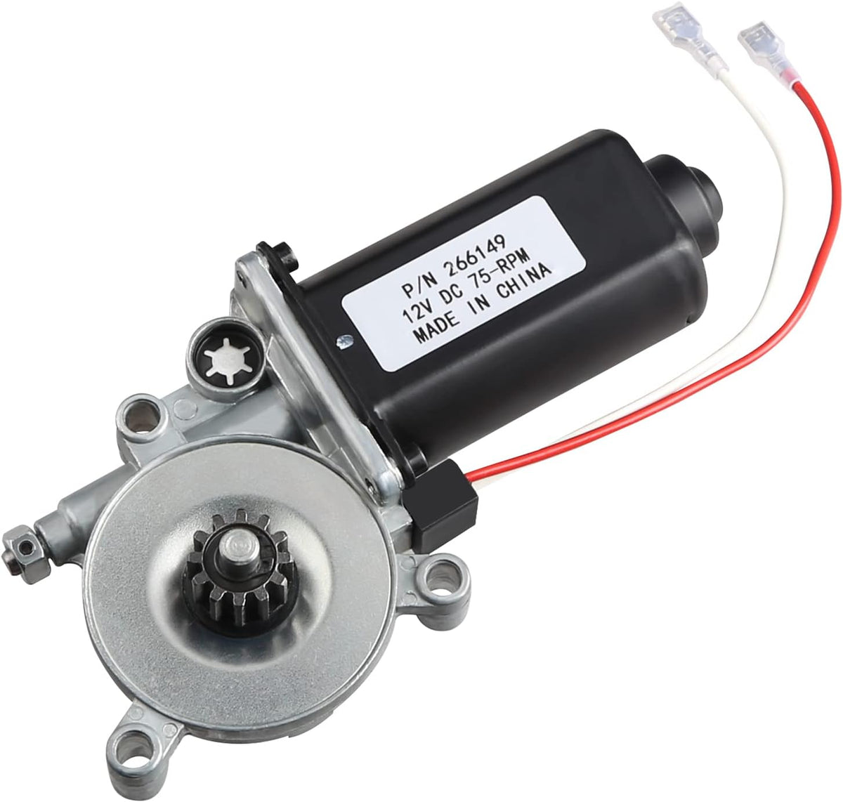 RV Power Awning Motor Replacement with Dual Connector D639
