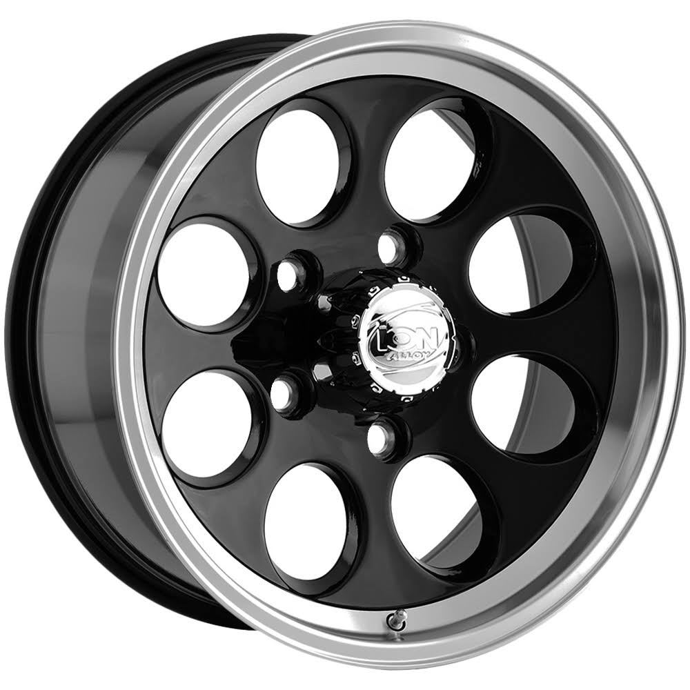 15x10 5x4.5x22 -38mm Black Wheel Rim N873