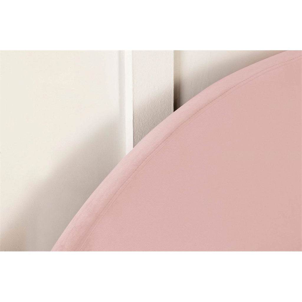 Blush Velvet Twin Headboard D828244