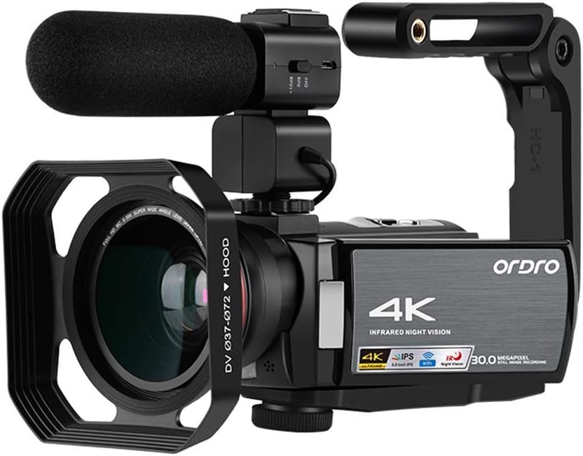 4K Video Camera Camcorder with IR Night Vision 3.0 IPS Touch Screen B88231