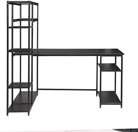 L-Shaped Computer Desk with Hutch Bookshelf Z935