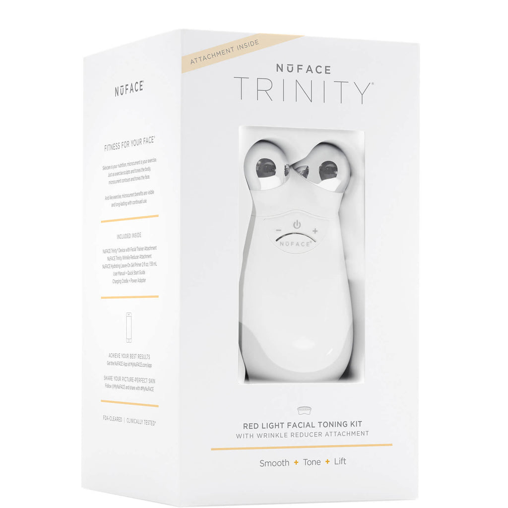 Trinity Facial Toning Device + Wrinkle Reducer Attachment Bundle O385