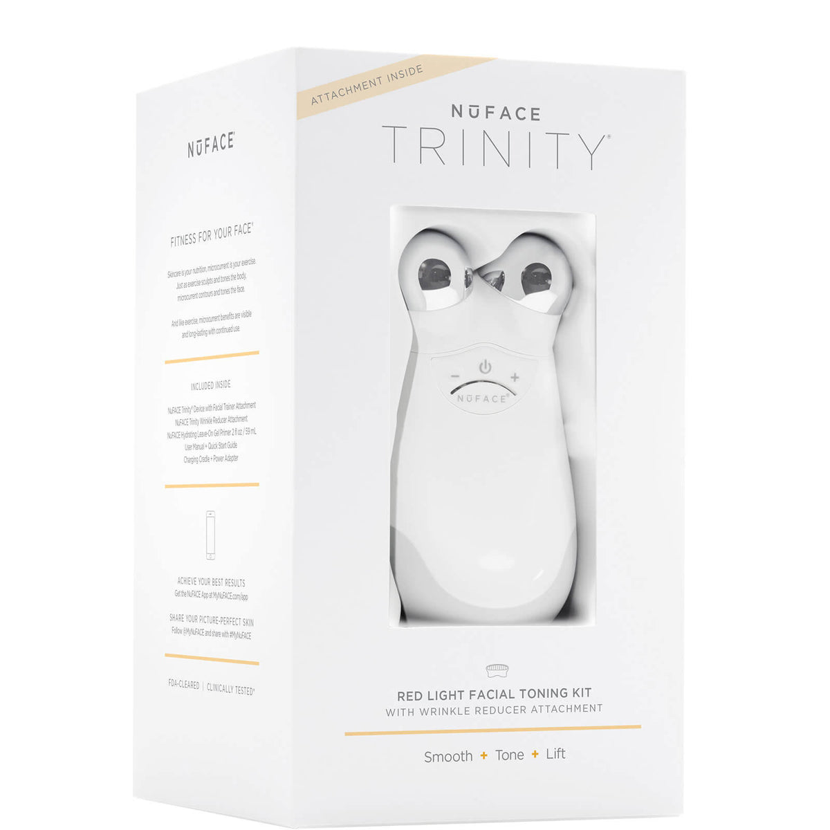 Trinity Facial Toning Device + Wrinkle Reducer Attachment Bundle O385