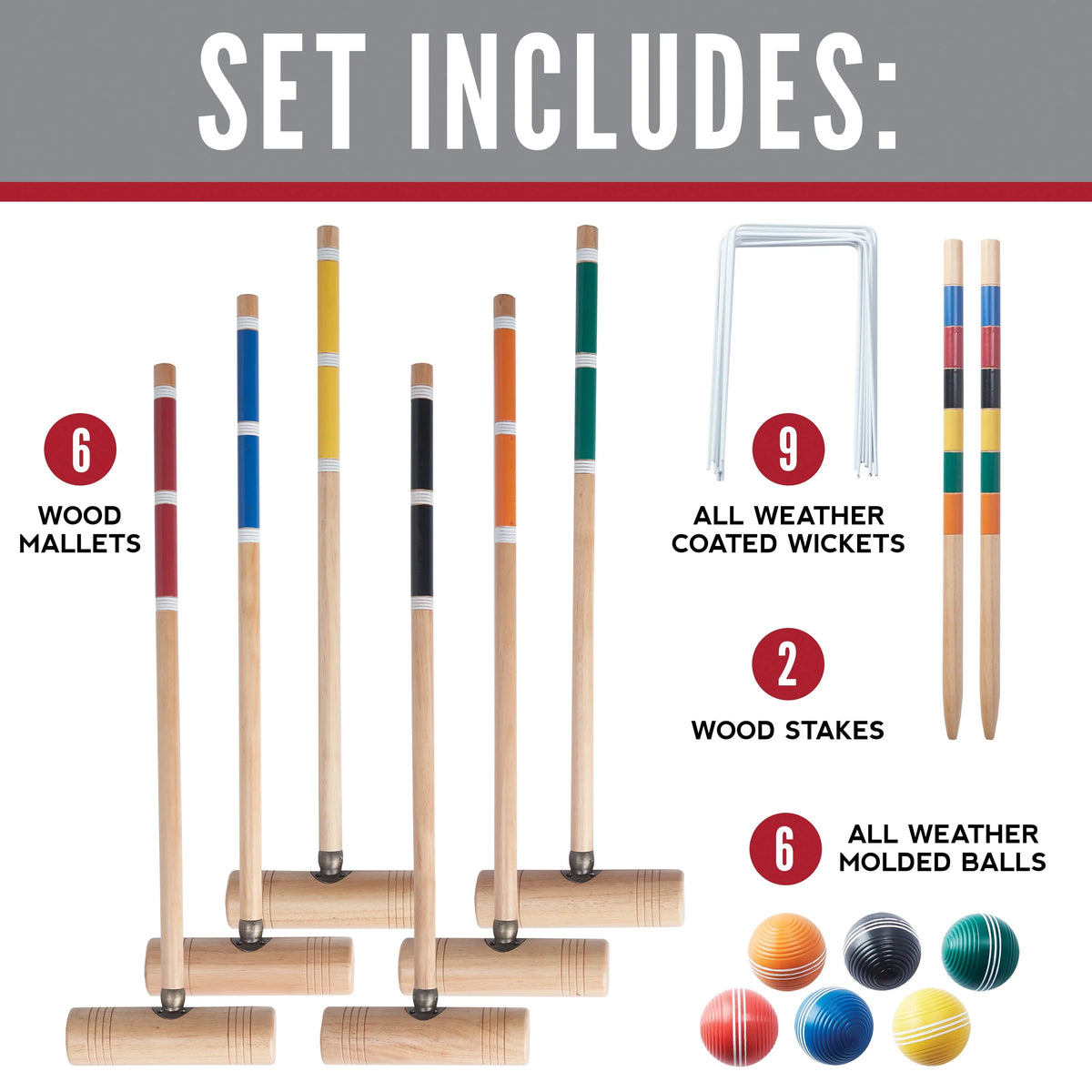 6 Player Croquet Set W30393