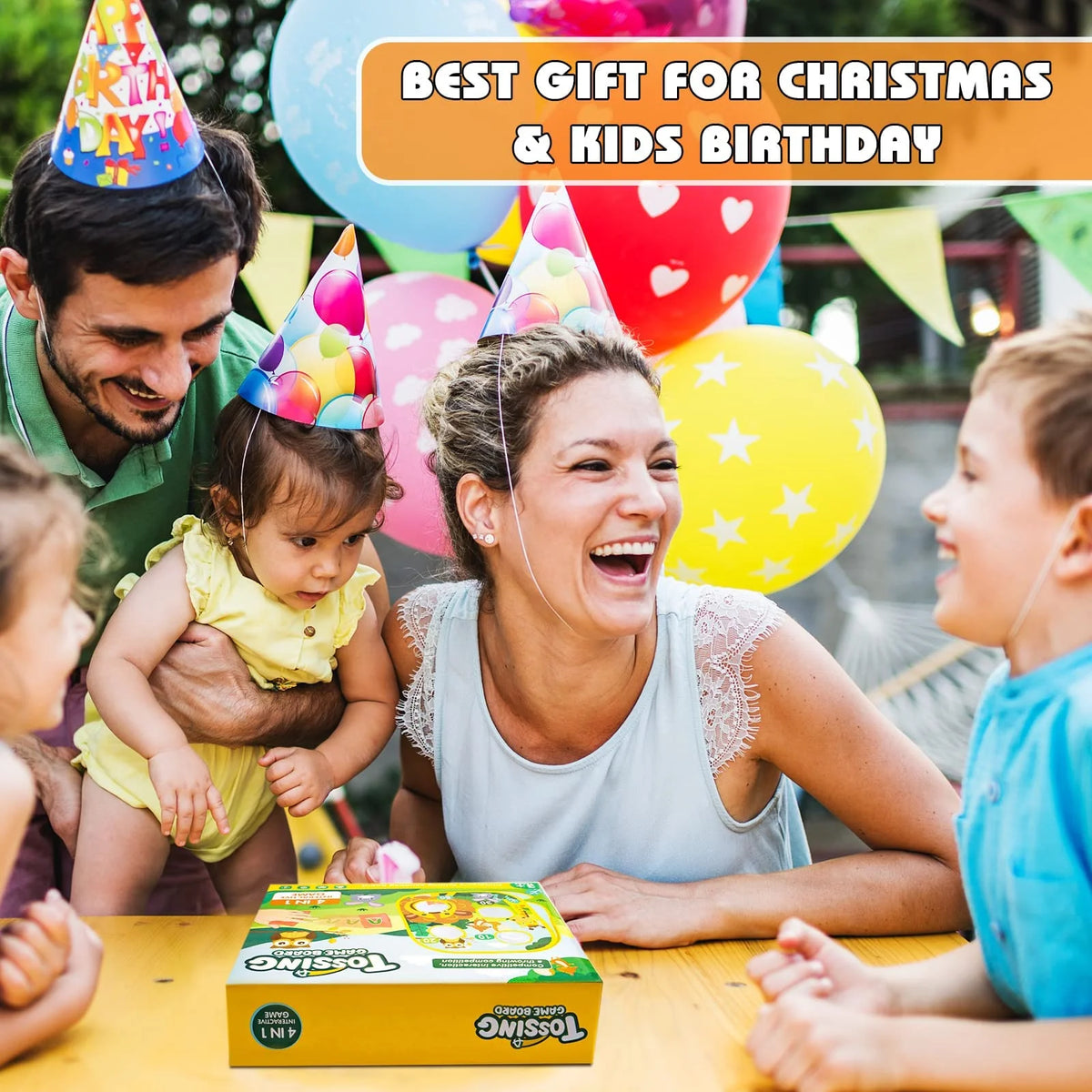 Bean Bag Toss Game Toy, Dart Board, Outdoor Cornhole Game Toys for Kids Ages 3 4 5 6 7 8 Year Old Boys Girls X5883