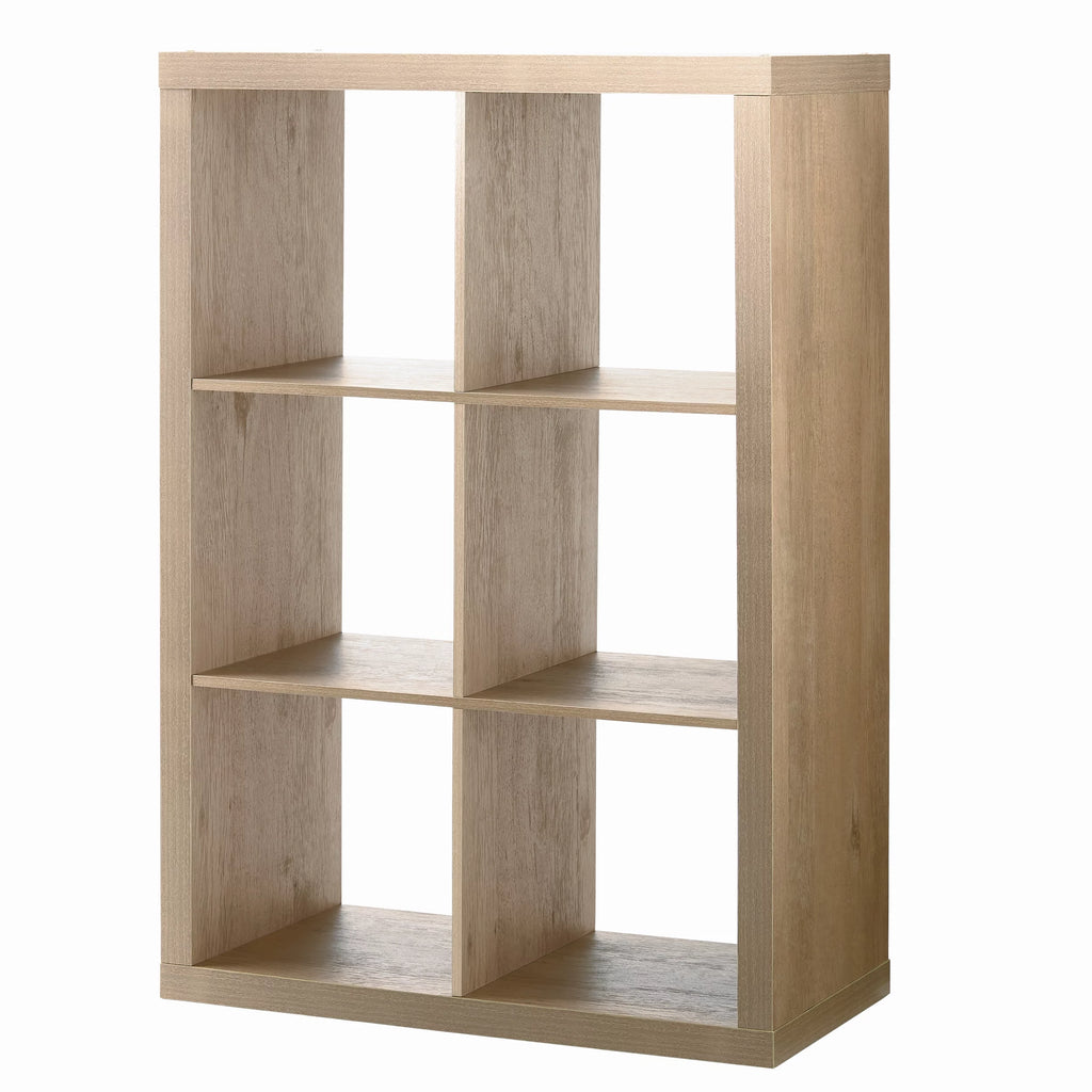 6-Cube Storage Organizer Textured White N941007
