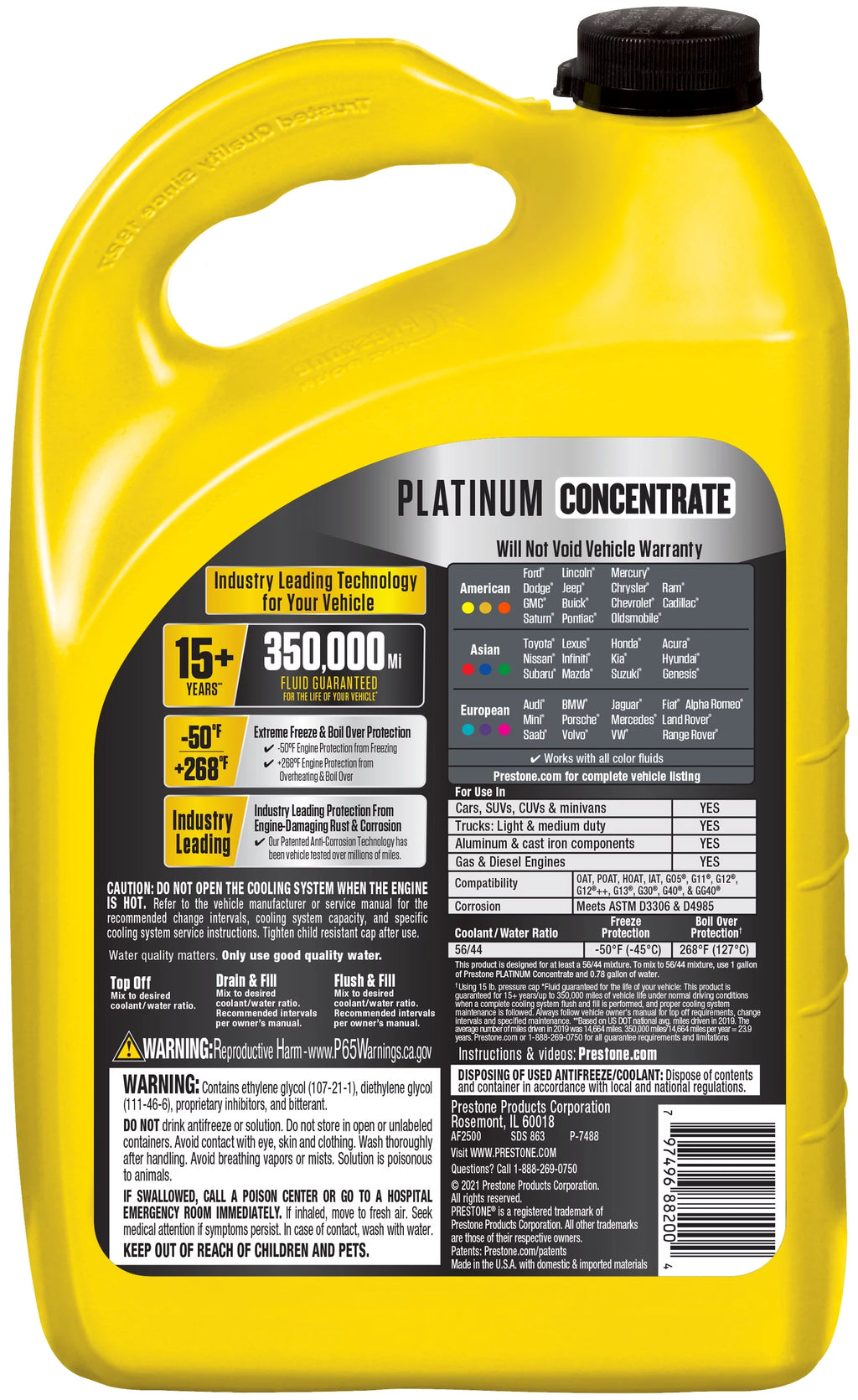 Antifreeze Coolant Concentrate 1 gal L921015