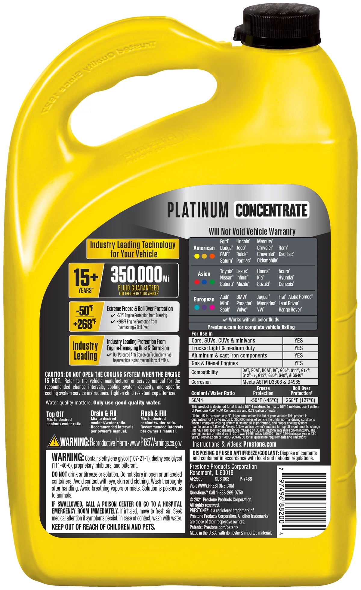 Antifreeze Coolant Concentrate 1 gal L921015