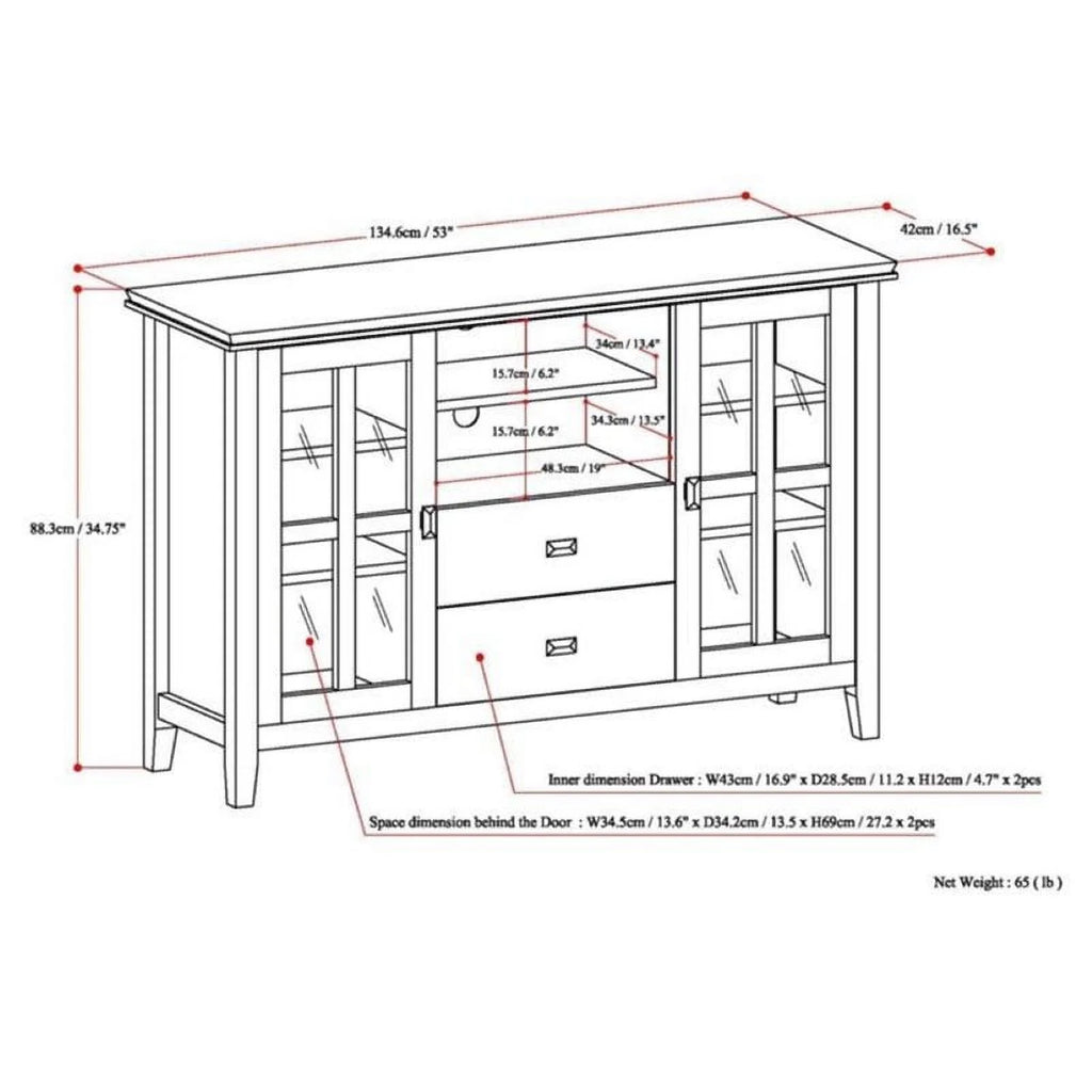 53" TV Stand M40743