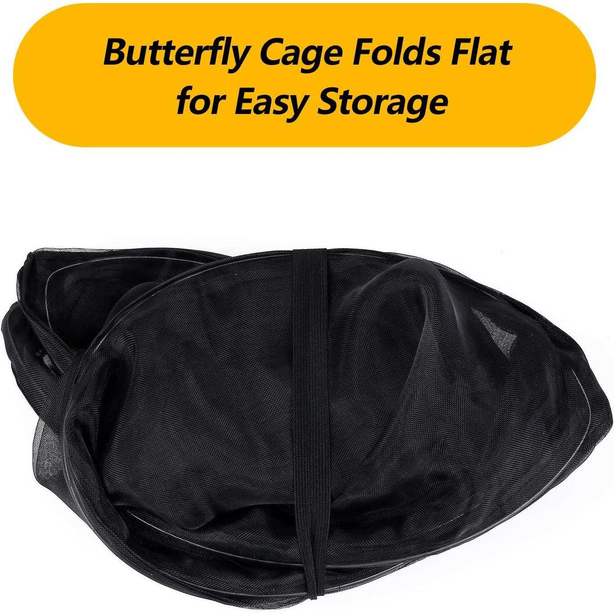 Collapsible Mesh Insect Cage with Zipper B22551