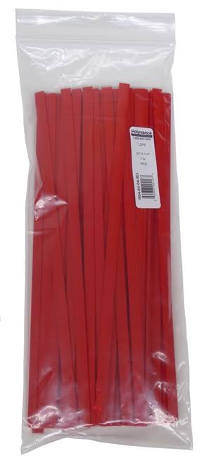 Polyethylene LDPE Plastic Welding Rod 3 8 x 16 1 lb Red Y366151