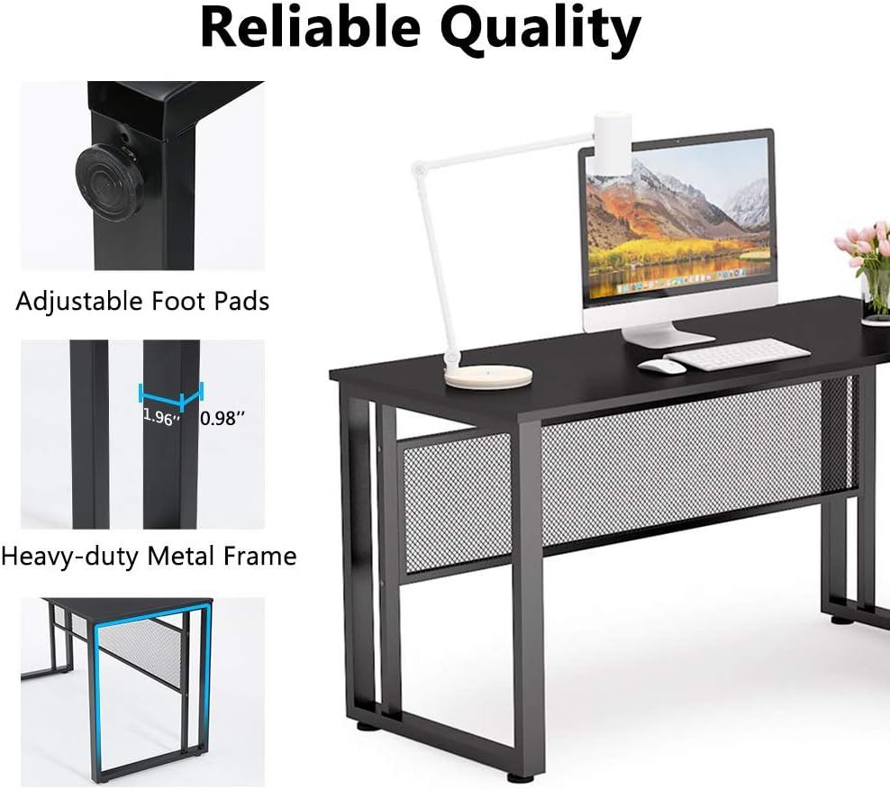 L-Shaped Computer Desk with File Cabinet I8268