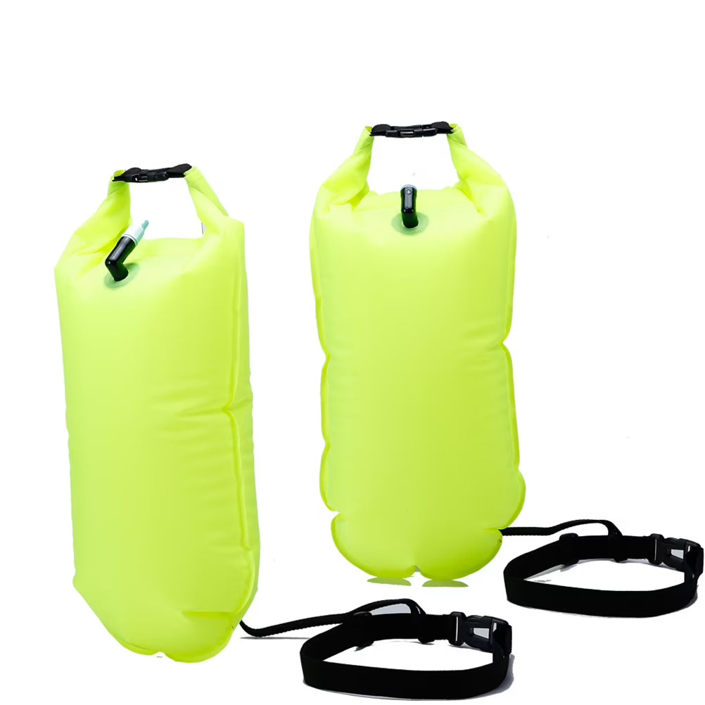 Yellow Ultralight Open Water Swim Safety Float Bag D86545