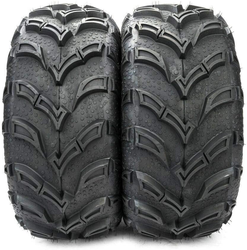 2 PCS All Terrain Tubeless ATV UTV Tires 25x10-12 Rear 6PR Y373