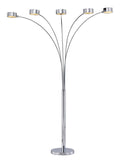 Chrome Arched Floor Lamp with Dimmer B40285
