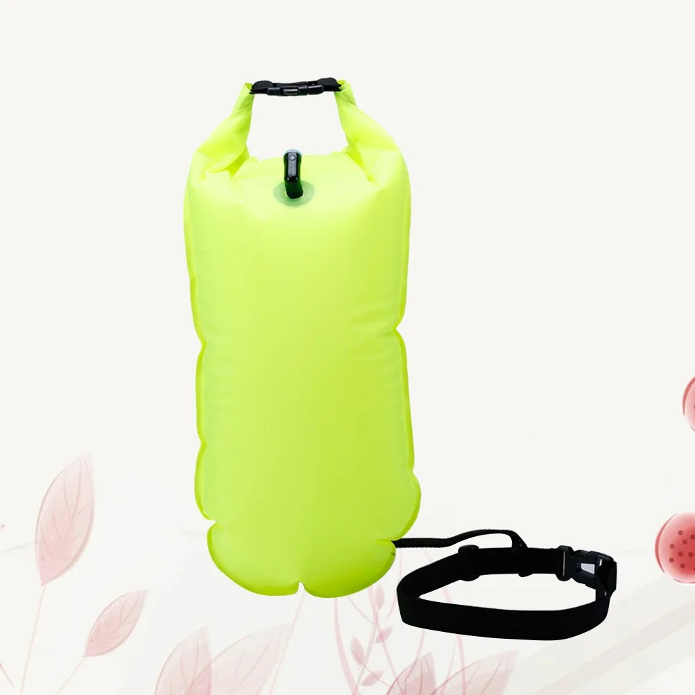 Yellow Ultralight Open Water Swim Safety Float Bag D86545