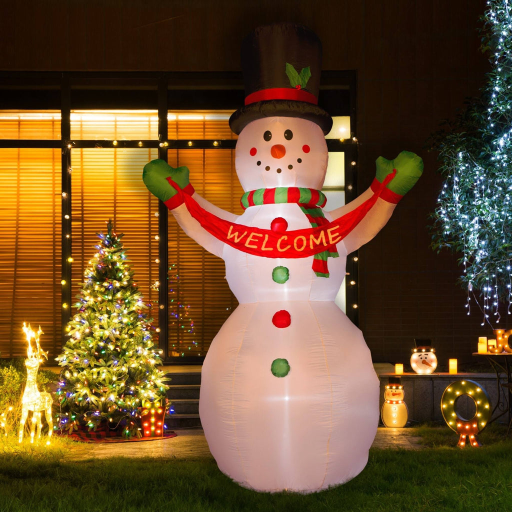 12 Lighted Inflatable Snowman Decor G194171