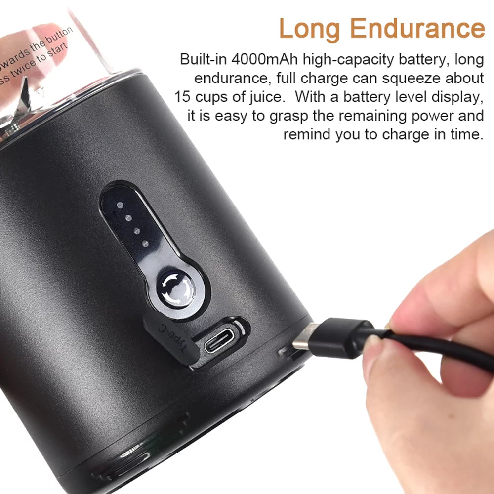 Portable USB Electric Juicer 530ml E982