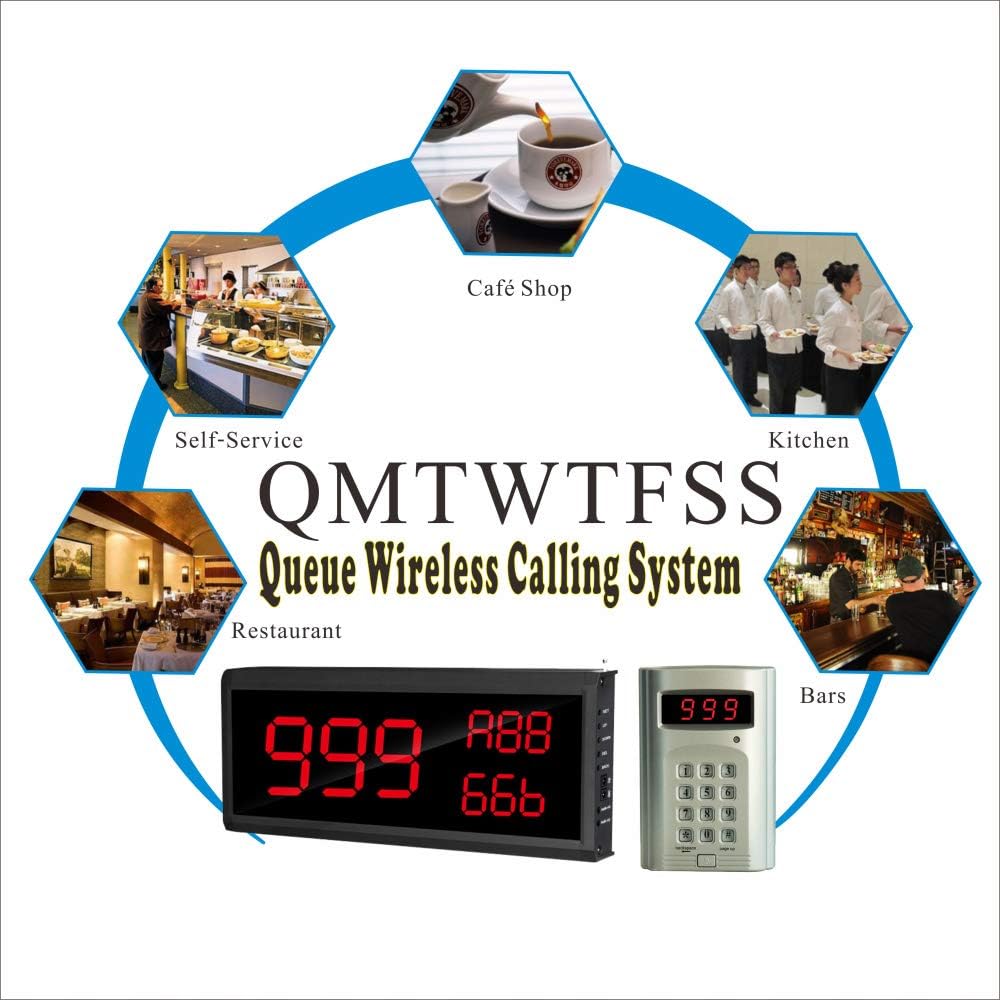 Wireless Calling System Number Keypad Caller and 3 Number Display Host B28459