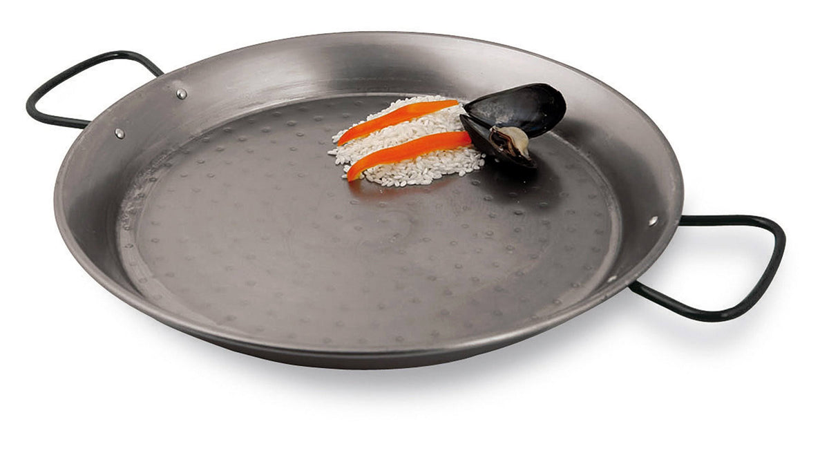 23 5/8 inch Polished Carbon Steel Paella Pan A83727